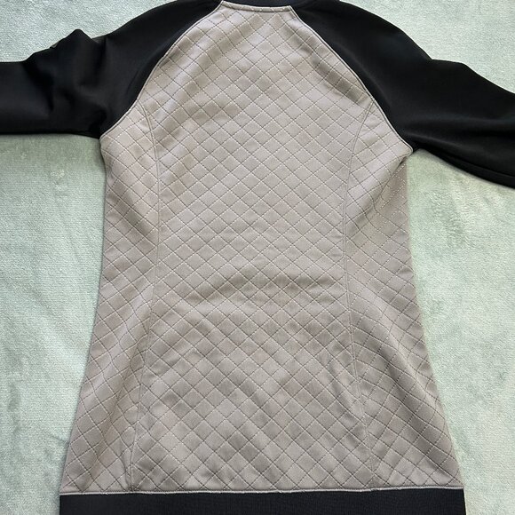 The North Face Jacket Womens Small Quilted Gray Black Full Zip Running Outdoors - Picture 8 of 15